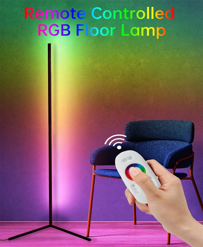 Led-Eck-Stehlampe